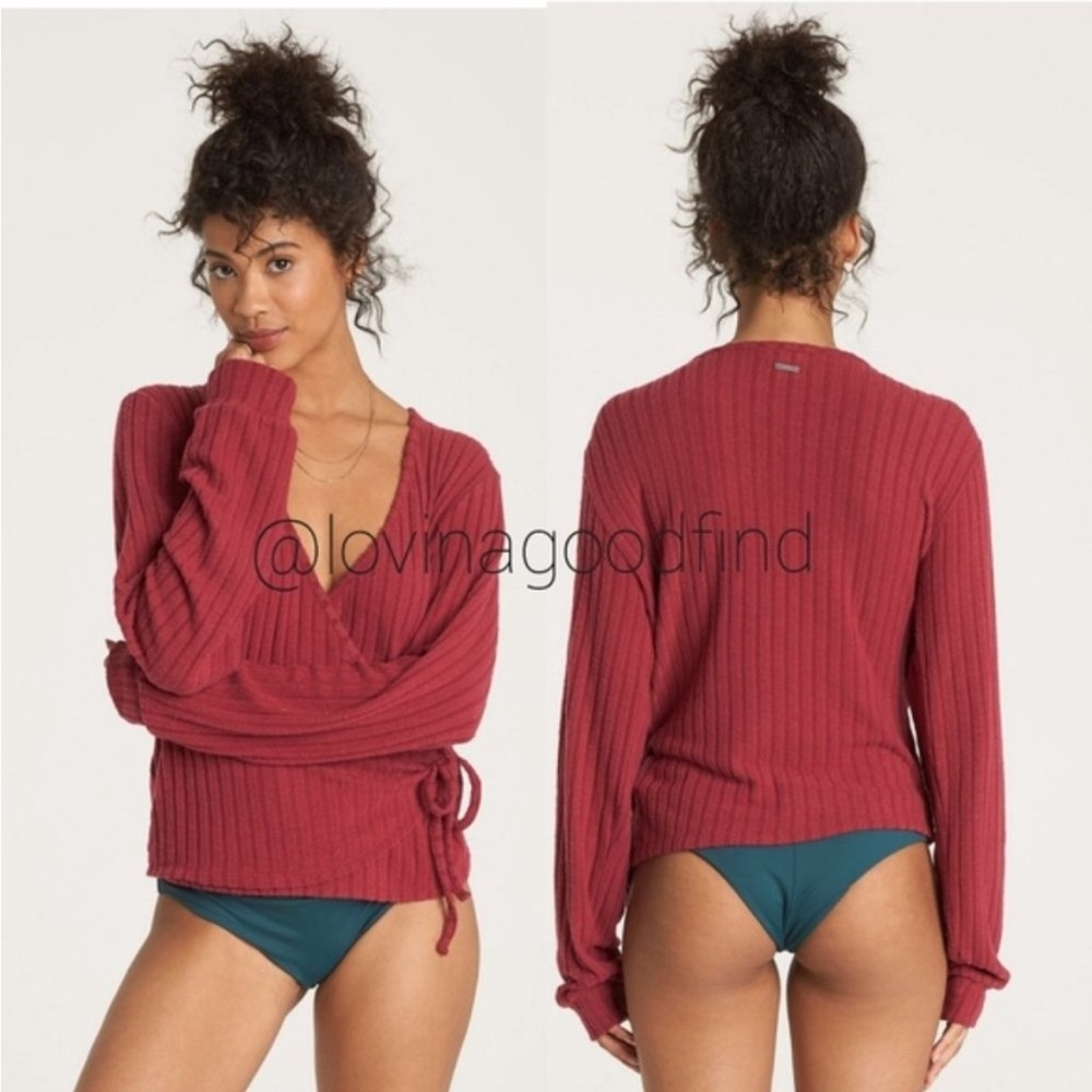 Billabong Around Here Ruby Wine Top NWT sz M